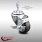 Service Caster 3 Inch SS Thermoplastic Rubber Swivel 3/8 Inch Threaded Stem Caster with Brake SCC-SSTS20S314-TPRB-TLB-381615 - alternate 4